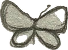 a drawing of a butterfly on a white background