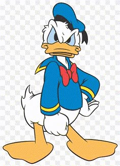 donald the duck cartoon character, hd png