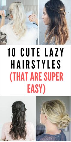 Need a quick easy hairstyle for those days when you are rushing out the door? Whether you have short hair or long hair these easy hairstyles are ones that you can do from home in a flash! These hairstyles really shine on second day hair! So even if you have a head full of hairspray … 10 quick easy hairstyles for lazy days (that are super cute) Read More » Hairstyles For Lazy Days, Easy Morning Hairstyles, Cute Lazy Hairstyles, Morning Hairstyles, Mohawk Braids, Weave Bob, Hairstyles Quick, Black Hairstyle