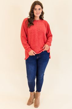 Get ready to experience all the feels in this gorgeous pullover in dark red! Perfect for pairing with your favorite skinnies or leggings, this pullover will keep you cozy and stylish all season long! 82% Polyester, 15% Rayon, 3% Spandex All The Feels, The Feels, Dark Red, Get Ready, Leggings, Spandex, Feelings, Red