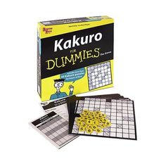 the game kakuro for dummies is on display