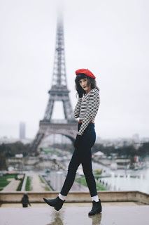 Берет Baret Outfit, Parisienne Style, Style Parisienne, French Beret, French Outfit, Paris Mode, Moda Paris, French Chic