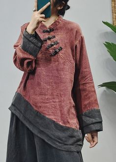 Granny Chic Fashion, Linen Maxi Dress, Ethnic Style, Linen Dresses, Ethnic Fashion, Shirt Top, Linen Shirt, Stand Collar, Dress Making