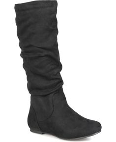 in stock Mid Shaft Boots, Stylish Winter Boots, Shaft Boots, Big Clothes, Wide Calf Boots, Casual Loafers, Wide Calf, Journee Collection, Flat Boots