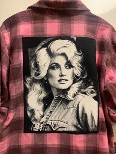 All flannels are mens sizes so slightly larger.  FREE 5x7 Dolly Print of original art painting to the next 5 orders Dolly Parton Plaid Shirt, Dolly Outfits, Red Sunflowers, Pink Flannel, Original Art Painting, Womens Pencil Skirts, Mexican Culture, Round Top, Dec 12