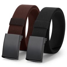 PRICES MAY VARY. 【Men’s Belt】-- This men's belt is made of lightweight elastic straps and metal buckles. The soft and light straps are matched with strong metal buckles, which can be used for a long time, and the buckles are very convenient to open and close. 【Stretch Belt】-- This men's stretch belt will not restrict sport, and the adjustable elastic belt can comfortably fit the waist, which is suitable for outdoor sports such as golf, hiking and camping, and is also very suitable for work wear. Hiking Belt, Stretch Belt, Branded Belts, Blue Fits, Mens Golf, Black Khakis, Mens Belts, Metal Buckles, Blue Black