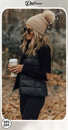 Winter Thickened Fashionable Waistcoat Perfect Winter Outfit, Winter Outfits Warm, Outfit Trends, Gigi Hadid, Looks Style, Mode Inspiration, Outfit Casual