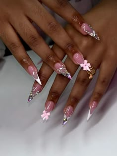 Short Stilleto Nails 2024, Glam French Tip Nails, Stiletto Nails Short, Pointed Nails