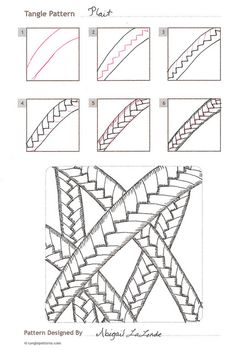 the instructions for how to draw an intricate design