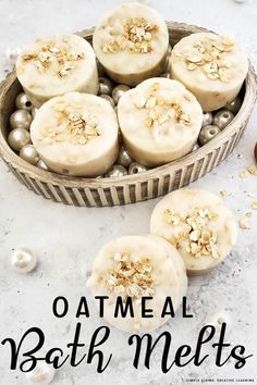 Bath Melts Recipe, Bath Melts Diy, Oatmeal How To Make, Fragrance Free Moisturizer, Oatmeal Bath, Bath Melts, Bombe Recipe