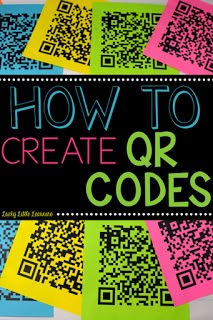 the text how to create qr codes on a black background