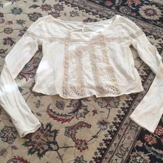 Brand New No Tags. Meant To Wear It But Never Did. Adorable Lace Crop Top. So Cute! White Lace Top, Lace Crop Tops, Cream White, Wear It, Free People Tops, White Lace, So Cute, Lace Top, Free People