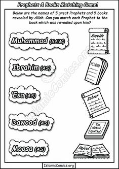 an arabic language worksheet with the words and pictures for each subject in this book