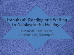 hanukkah reading and writing to celebrate the holidays