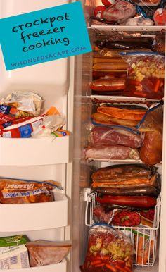 an open refrigerator filled with lots of food