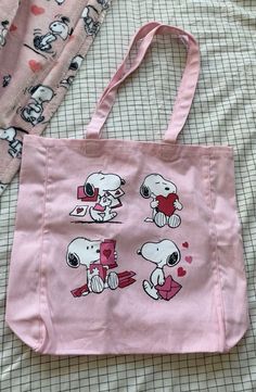 Pink Aesthetic Valentines, Aesthetic Valentines Day, Cute Pink Aesthetic, Aesthetic Valentines, Lover Girl, Painted Tote, What In My Bag