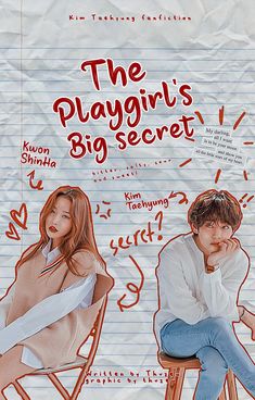 the poster for the playgirl's big secret starring kim tae - won and lee hyoe