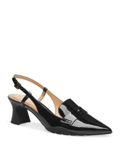 Coach Women's Nikola Pave Slingback Pumps Black Pumps Heels, Kitten Heel Pumps, Slingback Pump, Sunglasses Shop, Heel Pumps, Kitten Heel, Black Pumps, Womens Heels, Pump Shoes