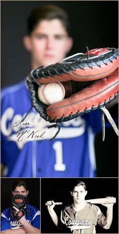 a baseball player holding a catchers mitt