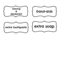 four different types of soaps with the words extra soap written in black and white