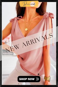 Sweet Women V-neck Sleeveless Straps Tops Trendy V-neck Summer Vest, Trendy Pink V-neck Camisole, Feminine V-neck Vest For Summer, Feminine V-neck Vest For Spring, Summer Feminine V-neck Vest, Chic Pink V-neck Vest, Pink V-neck Vest For Summer, Trendy V-neck Vest For Summer, Chic Pink V-neck Tank Top