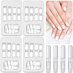 Return Policy Fast Delivery Trusted seller 96 Pcs Short Press on Nails Fake Nails Full Cover Short False Nails Acrylic Square Nails with Glue for Women Girls DIY Nails Favors (White, Matte) Product Description Beautiful appearance: these fake nails come with full cover and matte design, eye catching, easy to match with your different styles of clothes, will add a stylish touch to your nails, can draw other's attention easily; 12 Different sizes are offered to you, which can be applied to different finger sizes, suitable for most people to use Method to use: firstly, clean your fingernails, then choose the right size of fake nails and apply glue on the it, stick this nial to your nail and press for 10 seconds, you can also trim them into shape you like, you can DIY with your imagination or Nails Acrylic Square, Acrylic Square Nails, Nail White, Fake Nails White, Short Fake Nails, Short Press On Nails, Nails Fake, Matte Nails, Diy For Girls