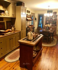 the kitchen is clean and ready to be used for cooking or dining room decorating