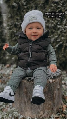 Infant Boy Fashion, Boy Winter Outfits, Cool Baby Boy, Stylish Baby Boy, Baby Boy Winter Outfits