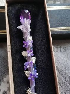 Fairy Wand Aesthetic, Magic Wand Aesthetic, Fairy Magic Wand, Witches Wand, Flower Wand, Magic Crystals, Witch Accessories, Witch Wand, Fairy Accessories