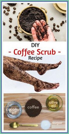 Coffee Scrub Recipe, Olive Oil For Face, Scrub Recipe Diy, Coffee Scrub Diy, Coffee Face Mask, For Sore Throat, Coffee Body Scrub, Amazing Legs, Exfoliating Mask