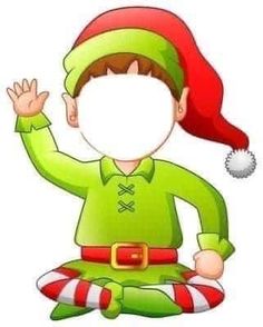 an elf sitting on the floor with his hands in the air