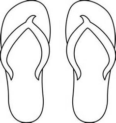 a pair of flip flops with the bottom part cut out