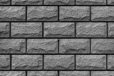 a black and white photo of a brick wall with no mortaring or mortars