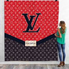 Louis vuitton red black fashion luxury brand premium blanket fleece home decor 150 Blanket Fleece

A blanket fleece is the ultimate comfort accessory for cold nights or cozy movie nights. Made from soft, warm fleece material, this blanket is the perfect way to stay warm and Lv Blanket, Chill Room, Louis Vuitton Red, Premium Bedding, Fleece Blankets, Products Ideas, Black Fleece, Customized Blankets, Cotton Blankets