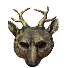 Realistic Deer Mask Is Brand New With Elastic Around The Back. Brown And Gold Molded 3d Rubber. Comfortable Covers The Front Face To Just Over The Nose Thus Allowing The Wearer To Talk And Eat. Measures 14”X11”. Light Weight. Great For Halloween, Theatre, Or For Comical Hunting Camp. Deer Mask, Fleece Neck Warmer, Hunting Camp, North Face Kids, Halloween Mask, Front Face, Halloween Masks, Mini Boden, Face Cover