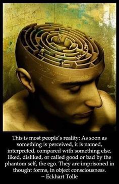 a man's head with a maze in it and the words, this is not people