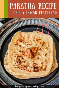 Wheat Flatbread Recipe, Flaky Paratha, Indian Flatbreads, Cravings Recipes, Savory Bread Recipe, Flatbread Recipe, Sweet Breakfast Treats, Paratha Recipe