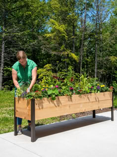 Elegant Raised Beds Kids, Raised Planter Box With Legs Trees, Mid Century Modern Raised Garden Beds, How Deep Should A Raised Garden Bed Be, Container Landscaping, Elevated Planter Box, Elevated Gardening, Cedar Planter Box, Garden Planter Boxes