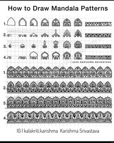 how to draw handmade patterns