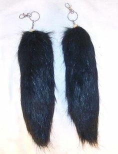 Novelty Keychains, Fox Tails, Fox Tail, Black Fox, Animal Fur, The Black Keys, Fake Fur, Design Toscano, Real Fur