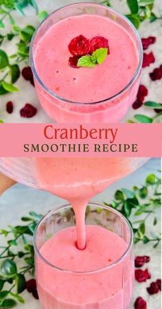 Cranberry Smoothie Recipe Christmas Smoothie, Cranberry Juice Smoothie, Smoothies With Cranberry Juice, Diet Cranberry Juice, Cranberry Pomegranate Smoothie, Cranberry Smoothie Recipes, Cranberry Juice Benefits, Christmas Smoothies