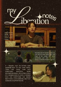 an advertisement for the movie my liberation