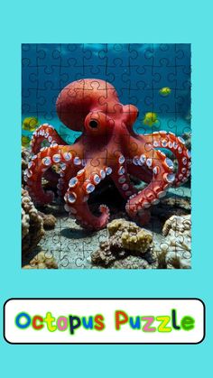 an octopus puzzle is shown with the words octopus's puzzle