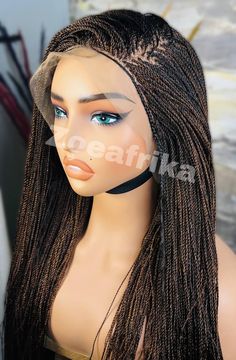 Kindly review the following details: Wig is Fully Handmade. - Lace Type: full Lace wig - Color on Model: Color 4 and 30 mix - Root Color: Black - Length:18 inches - Extension: 100% Synthetic If you desire a pre-shipping image for your satisfaction, please specify. Our lace wig includes baby hair, woven at the front, with an attached elastic strap for comfort and support. The braids are handcrafted with 100% synthetic premium Kanekalon fiber, while the base is made with human hair. The base hair is black, so choose your preferred color carefully. For a different root color, contact us before ordering for feasibility and processing time.  Returns or exchanges won't be accepted for color choice mistakes. Feel free to reach out for additional information or clarification before placing an orde Micro Twists, Root Color, Hair Mistakes, Braid Wig, Twist Braid, Wig For Black Women, Wig Color, Micro Braids, Senegalese Twist