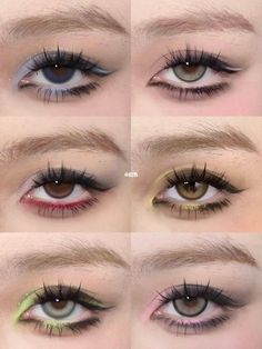 Makeup For Almond Eyes, Aesthetic Eye Makeup, Almond Eye Makeup, Aesthetic Eye, Pretty Eye Makeup, Korean Eye Makeup