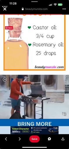 Rosemary Oil, Castor Oil, Bring It On, Hair