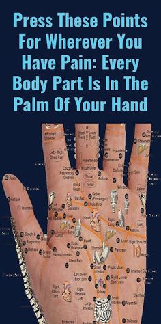 Acupressure is an ancient technique to relieve pain, and cure the body from different kinds of ailments. The science behind this practice… Foot Acupressure Points, Hand Acupressure Points, Acupressure Points Chart, Hand Pressure Points, Body Pressure Points, Honey And Lemon Drink, Pressure Point Therapy, Hand Health, Pressure Point