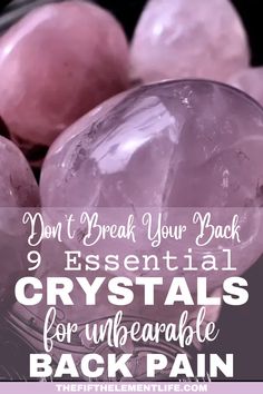 crystals for unbearable back pain Crystals For Back Pain, Crystals For Pain Relief, Yoga Back Pain, Sage Healing, Crystal Knowledge, Yoga Back, Personal Philosophy, Eyeshadow For Green Eyes, Crystal Healing Chart