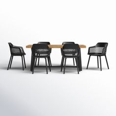 an image of a table and chairs set up