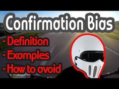 a person wearing a white helmet driving down a road with the words confrontation bios